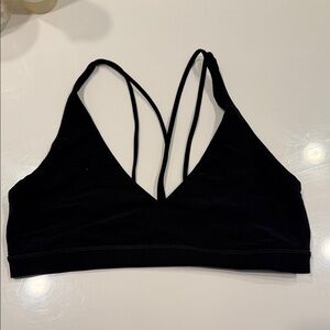 Lululemon Athletica Black Strappy Bra